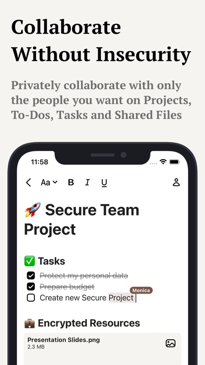 SNote - Encrypted Notes, Files