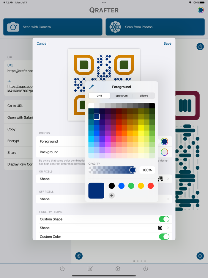 Qrafter QR Code Reader