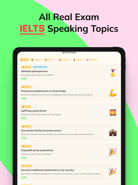 IELTS Cream：Speaking Assistantのおすすめ画像1