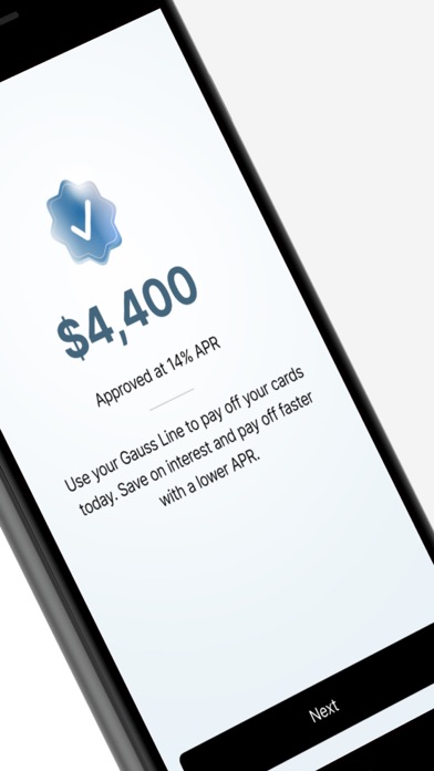 Gauss: Payoff Credit Card Debt Screenshot