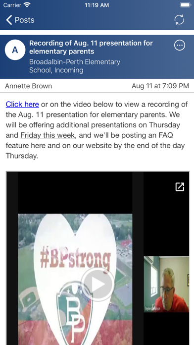 Broadalbin-Perth ParentSquare Screenshot
