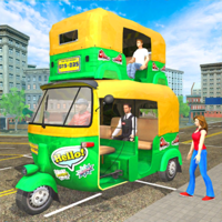 City Tuk Tuk Driving Games 3D