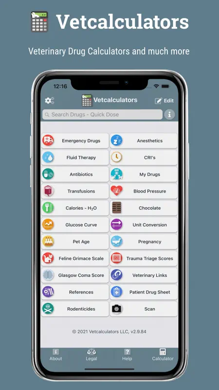 Vetcalculators screenshot 1 of 10