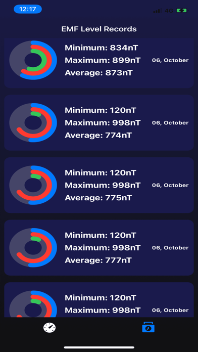 Emf Detector Radiation Reader Screenshot