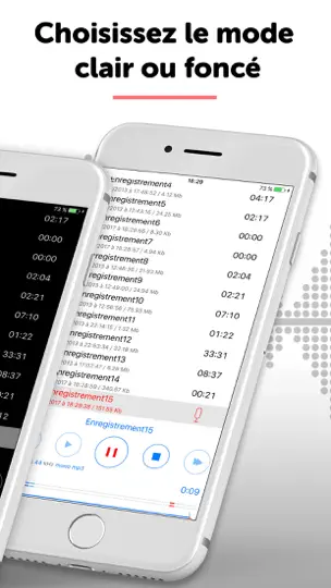 Capture d'écran de Dictaphone Enregistreur Audio sur iPhone 2