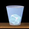 Happy icy jump from cup to cup
