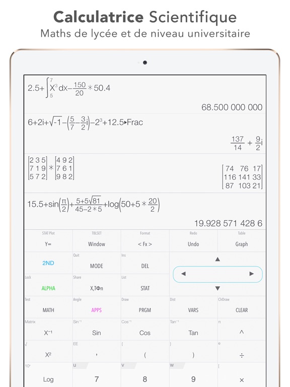 Screenshot #5 pour Graphing Calculator X84