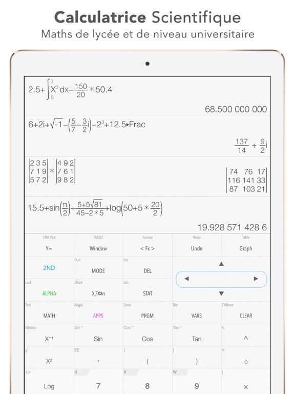 Screenshot #5 pour Graphing Calculator X84