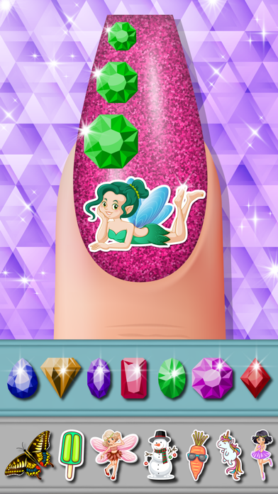 Acrylic Nail Salon Girls Games Screenshot