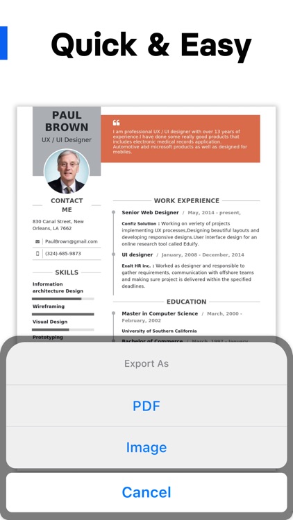 Resume Builder CV Maker screenshot-9