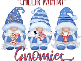 Gnome Winter Stickers 2024