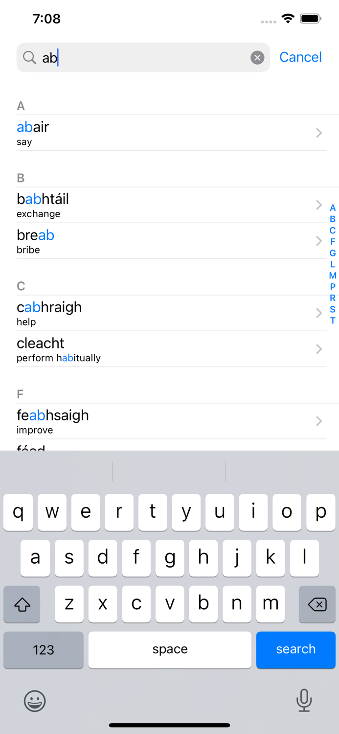 Briathra - Irish Verbs