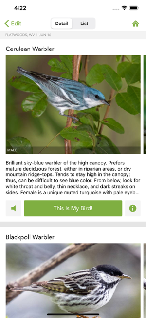 ‎Merlin Bird ID by Cornell Lab Screenshot