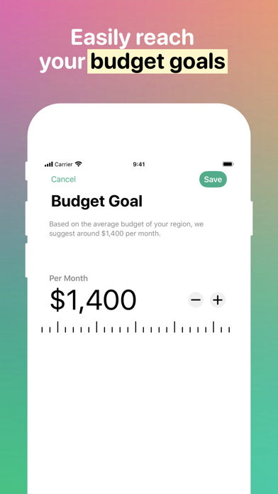 Fin - Budget Tracker Screenshot