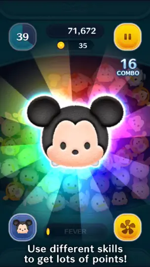 Capture d'écran de LINE: Disney Tsum Tsum sur iPhone 3