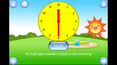 Tell the Time Flash Cards Screenshot