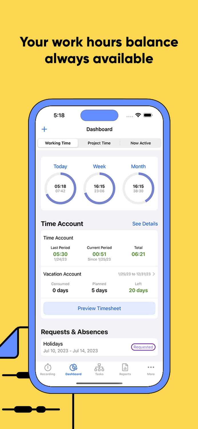 timr - Time and Mileage Tracker