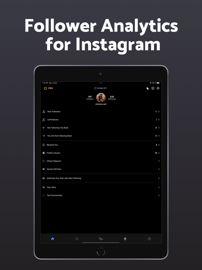 Report King - Follower Tracker