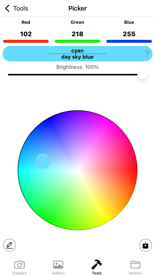 #6. Colorimeter App (iOS) 由: Serhii Smyk