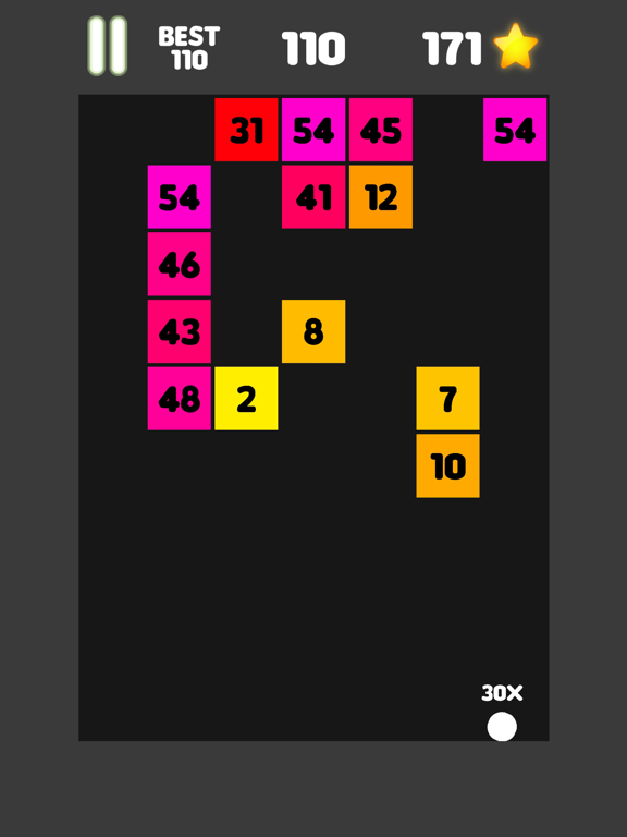 Boom Ballz - brick block tiles iPad screenshot 7 - Games app