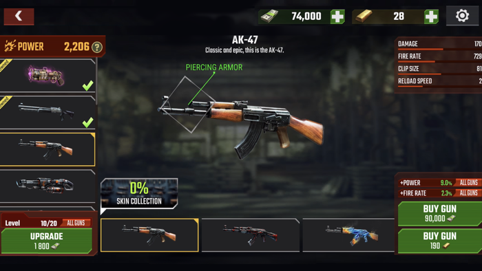 Zombie Fire 3D Offline Game