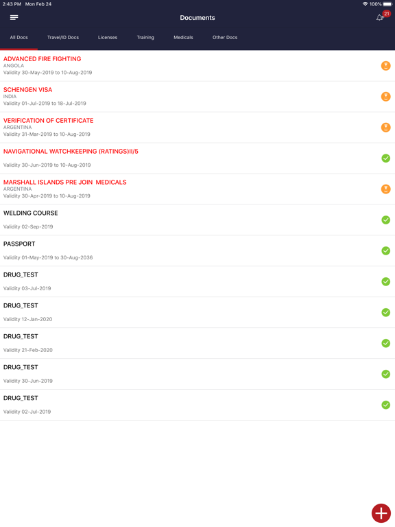 Screenshot #6 pour Seafarer Portal XT