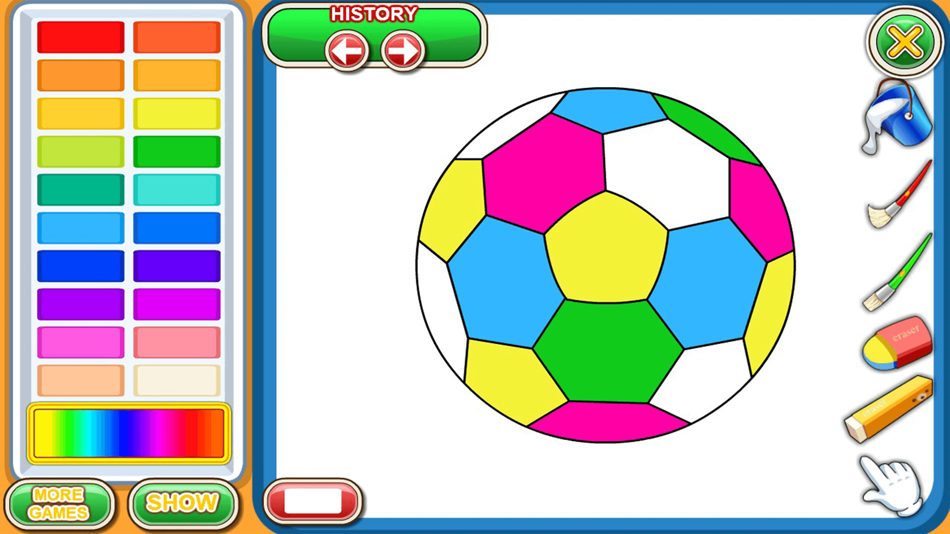 #6. My Coloring Pages Book Game (iOS) Przez: BWEB SARL