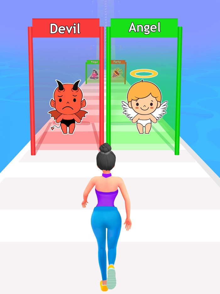 Good or Bad Moms Life Run 3D