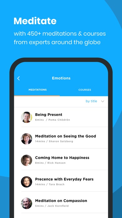 The Mindfulness App Screenshot