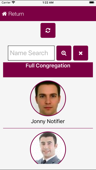 Church Notifier Screenshot