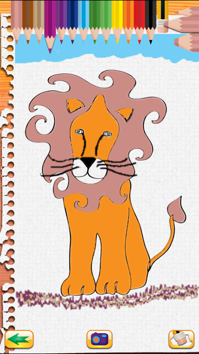 Draw and Colour:The Jungle PRO app screenshot