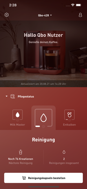 ?Qbo – Create your Coffee Screenshot
