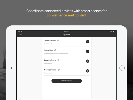 Total Connect 2.0 iPad app afbeelding 7