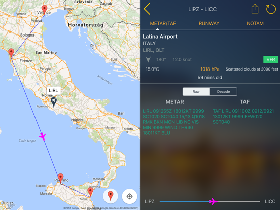 Screenshot #6 pour Aviation Weather Route Planner