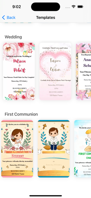 ‎Video Invitation Maker Screenshot