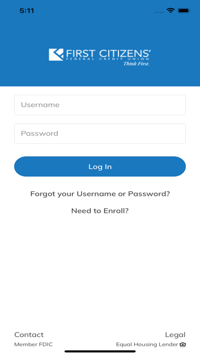 First Citizens' FCU Mobile Screenshot