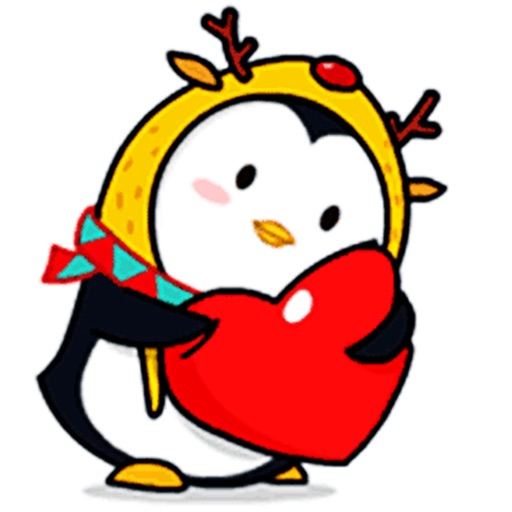 Merry Christmas Penguin icon