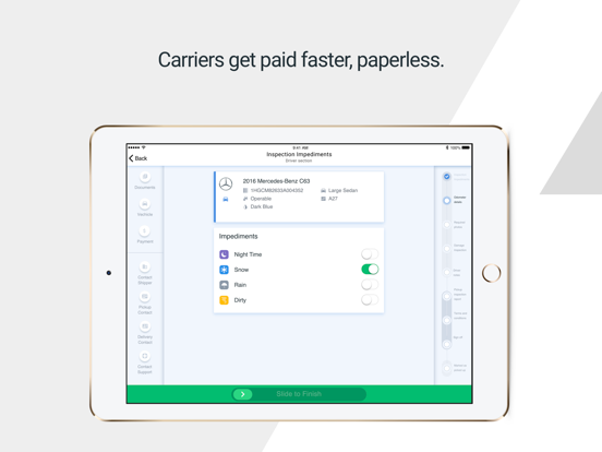 SmartHaul App by Ship.Cars iPad screenshot 1 - Business app