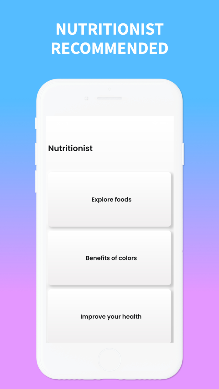 Rainbow Diet Food Journal