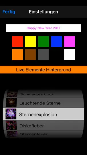Screenshot von New Year Greetings 2023 auf dem iPhone 2
