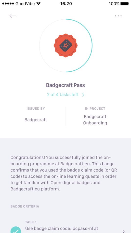 #5. Badge Wallet (iOS) 由: Badgecraft