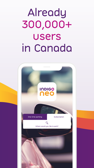 Indigo Neo - Your Parking App Screenshot