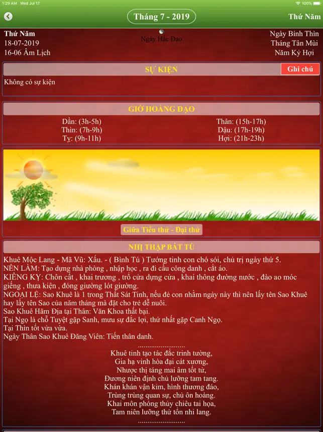 Lịch Vạn Niên 2025 & Lịch Âm18+_3