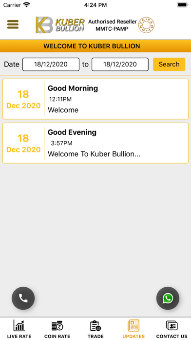 Kuber Bullion Screenshot