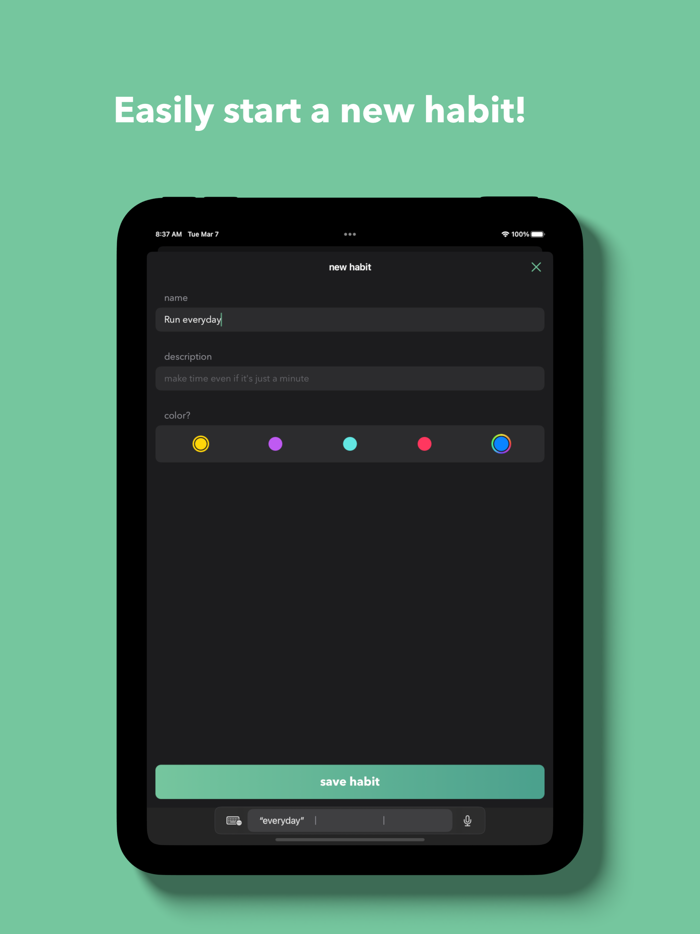 Goal Streak Calendar