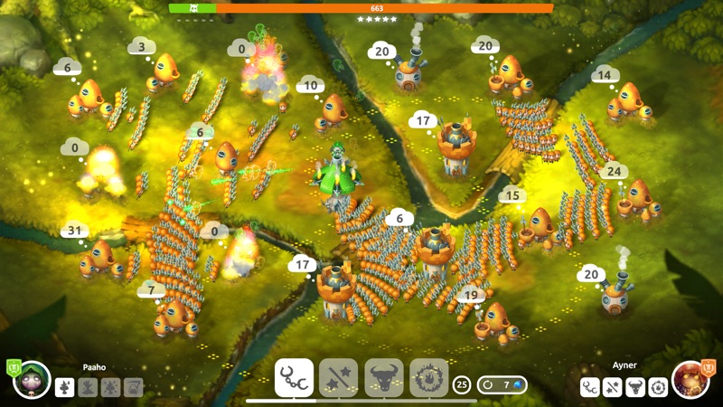 Mushroom Wars 2: RTS batalla screenshot 10