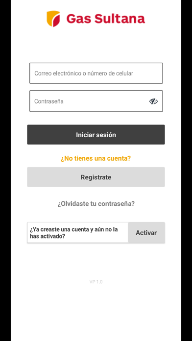 Pedidos Gas Sultana Screenshot