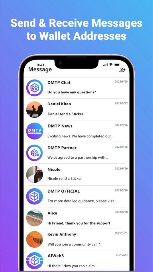 #2. Web3 Messenger DMTP (iOS) 由: Highphen Pte. Ltd.