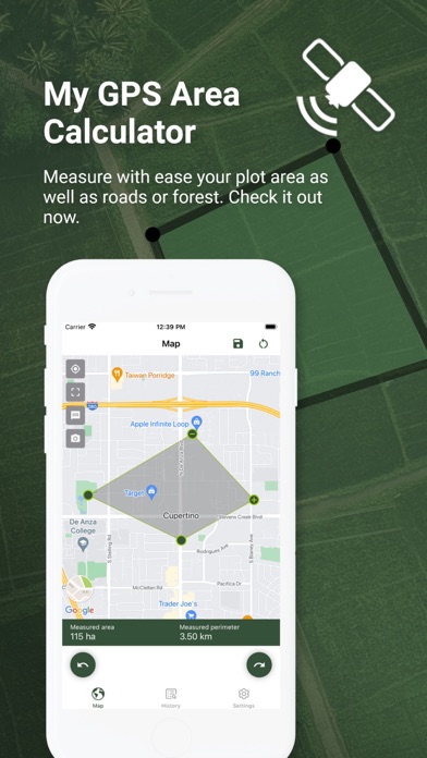 My GPS Area Calculator Screenshot