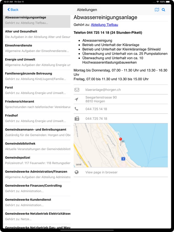 Screenshot #6 pour Gemeinde Horgen